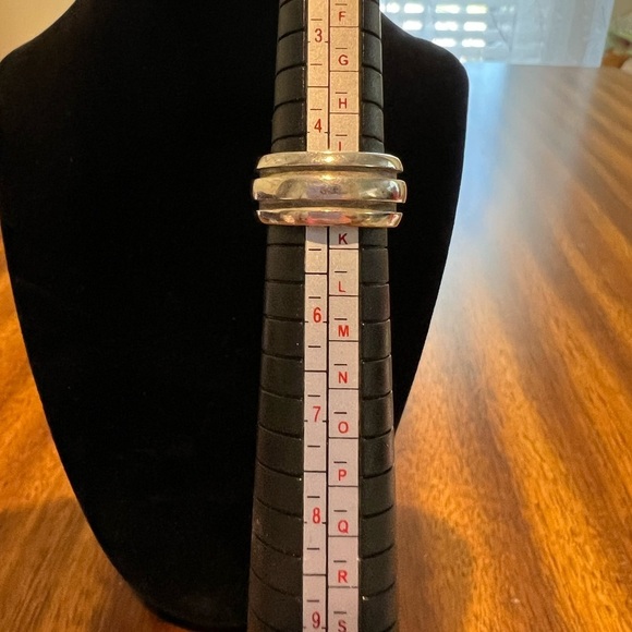 Tiffany Sterling Silver Double Channel Ring - Picture 1 of 5